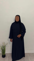 Robe Abaya simple élégante manches amples - Taille unique